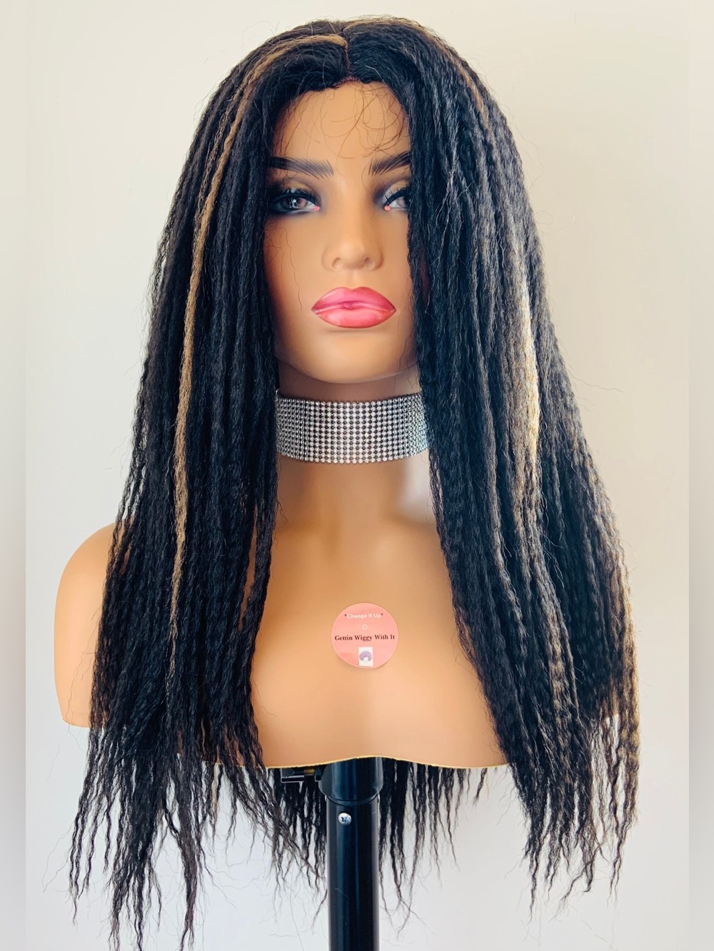 Black & Auburn “Put On & Go” Dreadlock Twist Style Wig - Daily Wear//Events✌🏿